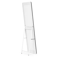 ModernHome GH-MM730 Stojacie obdĺžnikové zrkadlo, úzky rám, 148 × 38,5 cm