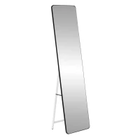 ModernHome GH-MM730 Stojacie obdĺžnikové zrkadlo, úzky rám, 148 × 38,5 cm