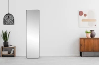 ModernHome GH-MM730 Stojacie obdĺžnikové zrkadlo, úzky rám, 148 × 38,5 cm