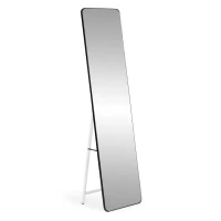 ModernHome GH-MM730 Stojacie obdĺžnikové zrkadlo, úzky rám, 148 × 38,5 cm
