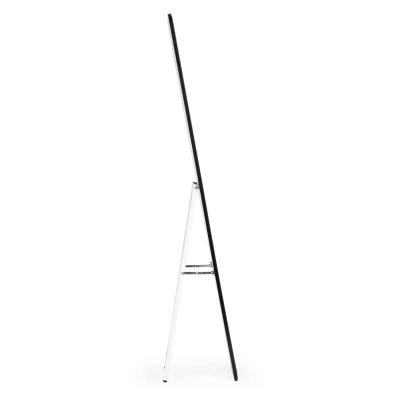 ModernHome GH-MM730 Stojacie obdĺžnikové zrkadlo, úzky rám, 148 × 38,5 cm