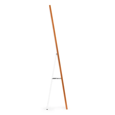 ModernHome GH-M2927 Stojacie zrkadlo 147 × 37 cm, hliníkový rám