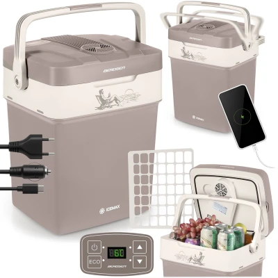 Berdsen 3827 Icemax ECO 29 l prenosná chladiaca taška do auta, tmavošedá