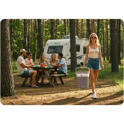 Berdsen 3827 Icemax ECO 29 l prenosná chladiaca taška do auta, tmavošedá