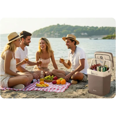 Berdsen 3827 Icemax ECO 29 l prenosná chladiaca taška do auta, tmavošedá