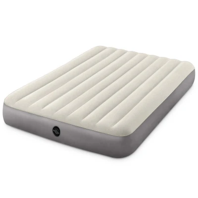 Intex 64103 Nafukovací matrace Deluxe Queen 203x152x25 cm, béžová