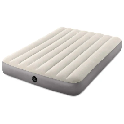 Intex 64102 Nafukovací matrace 191 × 137 × 25 cm - dvoulůžková, šedá