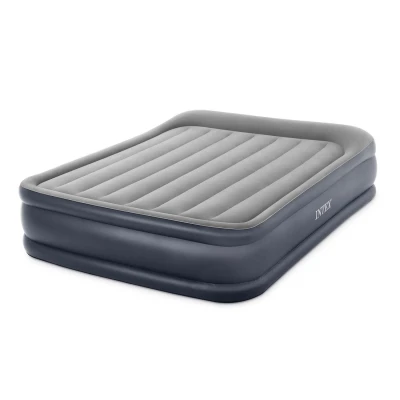 Intex 64136ND Dvojlůžková nafukovací matrace s vestavěnou elektrickou pumpou 203×152×42 cm