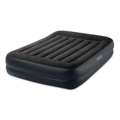 Intex 64124ND Dvoulůžková nafukovací matrace s vestavěnou elektrickou pumpou 203×152×42 cm