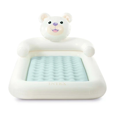 Intex 66814NP Dětská nafukovací matrace s pístovou pumpou, medvěd
