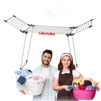 Massido 688300 Stojanový sušák na prádlo Debora 19 m, bílý 