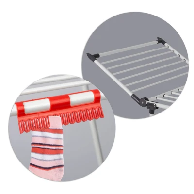 Massido 688300 Stojanový sušák na prádlo Debora 19 m, bílý 