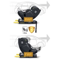 Nukido 710120 Autosedačka Aero Line ISOFIX, i-Size 40-150 cm, 0-12 let, černá