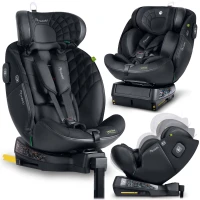 Nukido 710120 Autosedačka Aero Line ISOFIX, i-Size 40-150 cm, 0-12 let, černá