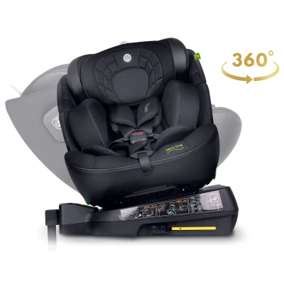 Nukido 710120 Autosedačka Aero Line ISOFIX, i-Size 40-150 cm, 0-12 let, černá