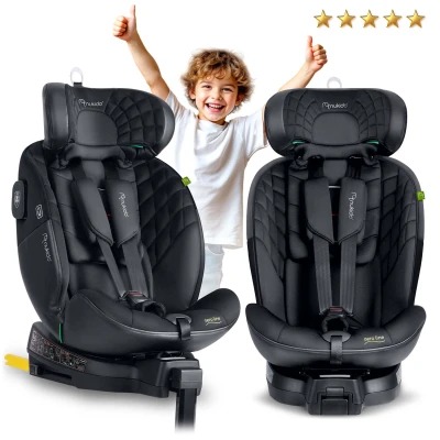 Nukido 710120 Autosedačka Aero Line ISOFIX, i-Size 40-150 cm, 0-12 let, černá