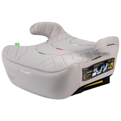 Nukido 710202 Podsedák do auta Louis ISOFIX, i-Size 125-150 cm, Isofix 22-36 kg, béžový