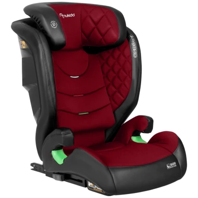 Nukido 710003 Autosedačka Louis ISOFIX 15-36 kg, 100-150 cm, černo‑červená