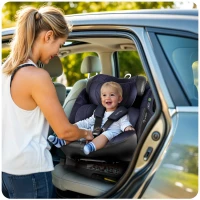 Autosedačka Nukido 710121 Aero Line ISOFIX, i-Size 40-150 cm, 0-12 rokov, čierna a modrá