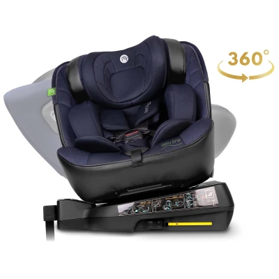 Autosedačka Nukido 710121 Aero Line ISOFIX, i-Size 40-150 cm, 0-12 rokov, čierna a modrá