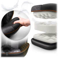 Nukido 710100 Autosedačka Prestige Line ISOFIX, i-Size 40-150 cm, 0-36 kg, černo-šedá