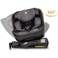 Nukido 710100 Autosedačka Prestige Line ISOFIX, i-Size 40-150 cm, 0-36 kg, černo-šedá