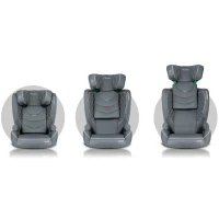 Nukido 710001 Autosedačka Louis ISOFIX 15 - 36 kg, 100-150 cm, šedá 