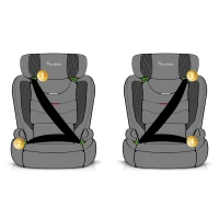 Nukido 710001 Autosedačka Louis ISOFIX 15 - 36 kg, 100-150 cm, šedá 