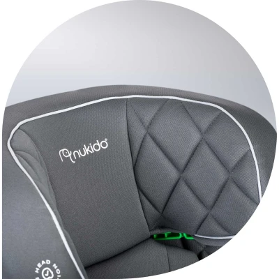 Nukido 710001 Autosedačka Louis ISOFIX 15 - 36 kg, 100-150 cm, šedá 