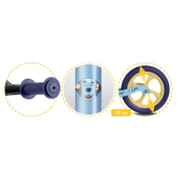 Ricokids 760505 Dětské odrážedlo FUNNU, modré