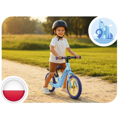 Ricokids 760505 Dětské odrážedlo FUNNU, modré