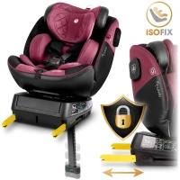 Autosedačka Nukido 710102 Prestige Line ISOFIX, i-Size 40-150 cm, 0-36 kg, čierna a ružová 