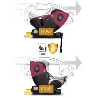 Autosedačka Nukido 710102 Prestige Line ISOFIX, i-Size 40-150 cm, 0-36 kg, čierna a ružová 