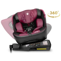 Autosedačka Nukido 710102 Prestige Line ISOFIX, i-Size 40-150 cm, 0-36 kg, čierna a ružová 