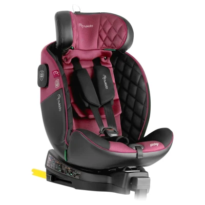 Autosedačka Nukido 710102 Prestige Line ISOFIX, i-Size 40-150 cm, 0-36 kg, čierna a ružová 