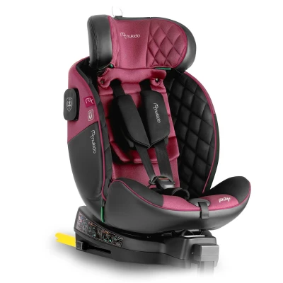 Autosedačka Nukido 710102 Prestige Line ISOFIX, i-Size 40-150 cm, 0-36 kg, čierna a ružová 