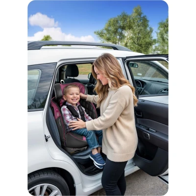 Autosedačka Nukido 710102 Prestige Line ISOFIX, i-Size 40-150 cm, 0-36 kg, čierna a ružová 