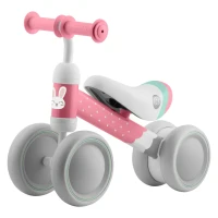 Ricokids 760600 Trojkolový balančný bicykel pre deti, ružový