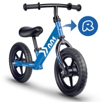 Ricokids 760701 Detská balančná bicykel, modrá
