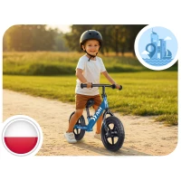 Ricokids 760701 Detská balančná bicykel, modrá