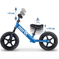 Ricokids 760701 Detská balančná bicykel, modrá