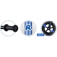 Ricokids 760701 Detská balančná bicykel, modrá