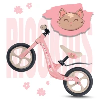 Ricokids 760503 FUNNU detský balančný bicykel, ružový