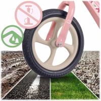Ricokids 760503 FUNNU detský balančný bicykel, ružový