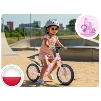 Ricokids 760503 FUNNU detský balančný bicykel, ružový