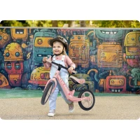 Ricokids 760503 FUNNU detský balančný bicykel, ružový