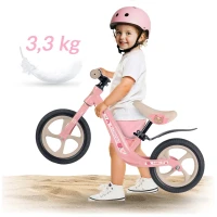 Ricokids 760503 FUNNU detský balančný bicykel, ružový
