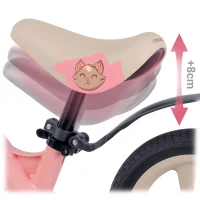 Ricokids 760503 FUNNU detský balančný bicykel, ružový