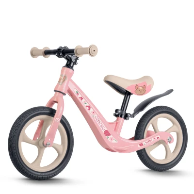Ricokids 760503 FUNNU detský balančný bicykel, ružový