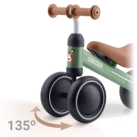 Ricokids 760601 Tříkolové odrážedlo pro děti, zelené